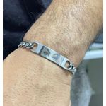 Pulseira Olhar em aço inoxidavel 