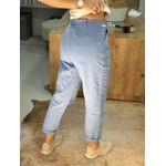 Calça Sarja Com Bolsos Aplicados Azul 