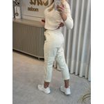 Calça Ambicione Cargo em Sarja Areia 1406b