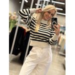 Blusa Abenção Listrada Bege 2805 