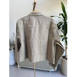 Jaqueta Biamar Em Sarja Com Detalhe De Bolsos Frontais Bege 1001 