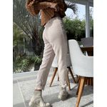 Calça Biamar De Cotele Com Bolso Bege Claro