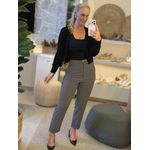 Calça Biamar Alfaiataria Com Detalhe De Cós Cinza 1301 