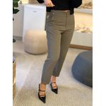 Calça Biamar Alfaiataria Com Detalhe De Cós Verde Oliva 1301