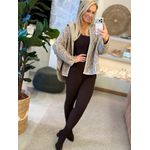 Capa Biamar Reversível Padronagem Geométrica E Capuz Bege 1501