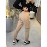Calça Ambicione Cargo em Sarja Amendoa 1706a 47427A
