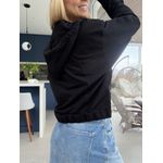 Jaqueta Abenção Em Sarja Preto 1601 