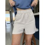 Shorts Biamar De Viscolinho Cinza 2709