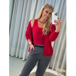 Regata Biamar De Fio Pluma Vermelho