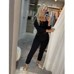 Calça Afaiataria Biamar Com Detalhe No Cós Preto
