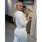 Casaco Abenção De Tricô Com Moletom Off White 