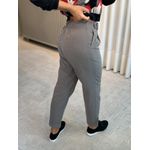 Calça Abenção Alfaiataria Com Bolso Faca Cinza 