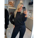 Blusa Abenção Básica 100% Algodão Preto