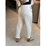 Calça Biamar De Alfaiataria Em Sarja Off White 