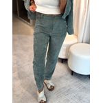 Calça Biamar De Cotele Com Bolso Verde 