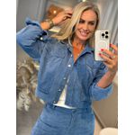 Jaqueta Biamar De Cotele Azul 