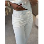 Calça Biamar De Cotele Com Bolso Branco