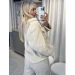 Casaco Biamar Carneirinho Com Bolso Bege