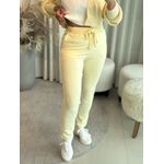 Calça Biamar De Moletom Com Cordão Amarelo 