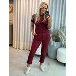 Calça Biamar De Algodão Bordo