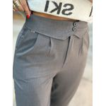 Calça Afaiataria Biamar Com Detalhe No Cós Marrom