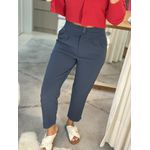 Calça Afaiataria Biamar Com Detalhe No Cós Cinza 