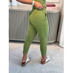 Calça De Sarja Com Cordão Verde 47322