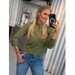 Blusa Abenção Com Abertura Nas Costas Verde 