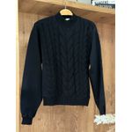 Blusa Abenção Trançada Com Moletom Preto