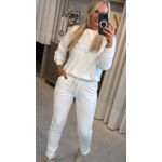 Blusa Abenção Básica 100% Algodão Off White 