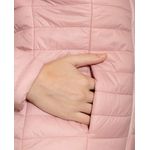 Jaqueta Biamar De Nylon Com Mangas De Cava Posta | Rosa