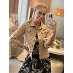 Jaqueta Ambicione Sarja Amêndoa 0111