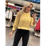 Blusa Biamar Listrada Em Fio Pluma Amarelo 1905