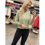 Blusa Biamar Listrada Em Fio Pluma Verde 1905 