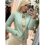 Jaqueta Biamar De Nylon Com Manga De Cava Posta |Verde Menta