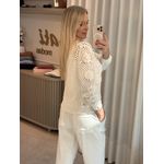 Casaco Biamar Em Algodão Vazado Off White 1507