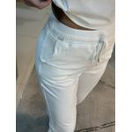 Calça Biamar Em Algodão E Barra Mullet Off White 1507 