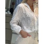 Camisa Biamar Bordada Off White 1607
