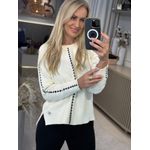 Blusa Nori Nuvem Com Detalhe Off White 2205