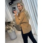 Blusa Biamar Com Capuz E Cordão Caramelo