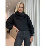 Blusa Biamar Com Gola Removível Preto
