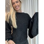 Blusa Biamar Com Gola Removível Preto
