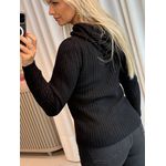 Blusa Biamar Com Capuz Preto