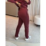 Calça Biamar Com Abertura Frontal Bordo 