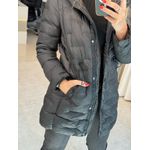  Jaqueta Feminina Alpelo De Pluma Sintética Preto