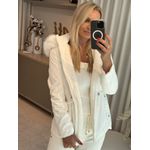 Parka Feminina Alpelo Reversível Off White 