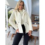 Jaqueta Reversível Alpelo Com Ajuste Off White 