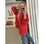 Casaco Biamar Com Franjas Vermelho 
