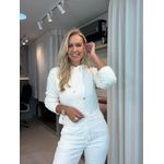Blusa De Algodão Com Capuz Off White 