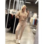 Blusa Abenção Com Manga Trançada Bege